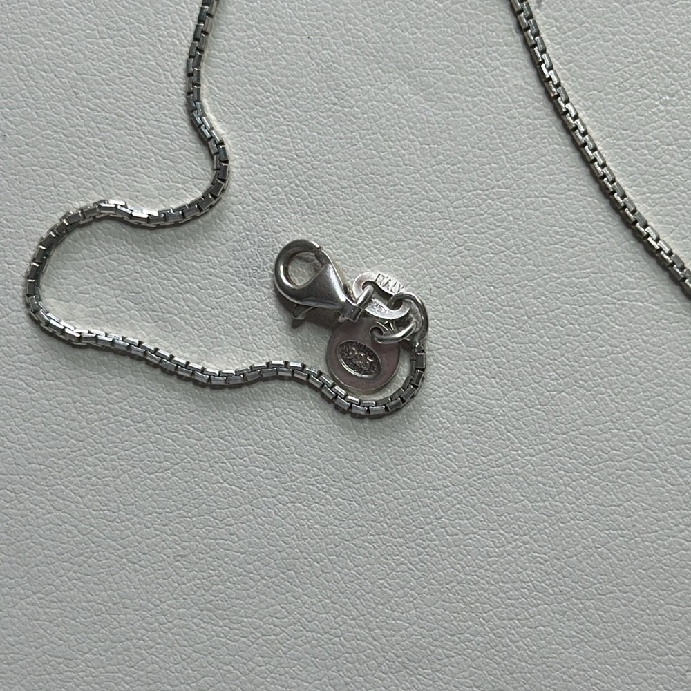 🍄Metalsmith 16 inch silver 925 box chain - Picture 3 of 7